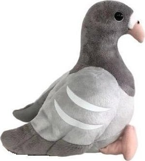 Lodër pelushi Dubi Gray Pigeon, 24cm, gri