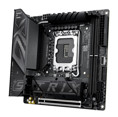 Pllakë amë ASUS ROG STRIX B860-I GAMING WIFI, Intel B860, Mini ITX, e zezë