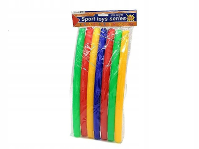 Rreth Hula Hoop sportiv, 7 pjesë, diametër 70 cm, shumëngjyrësh