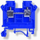 Bllok lidhës Simet ZSG 1-6.0Nn, 2 përçues, 6mm², blu