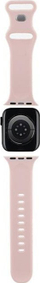 Rríp për Apple Watch Hello Kitty Pattern Print, silikon, Series 1 8 SE, rozë
