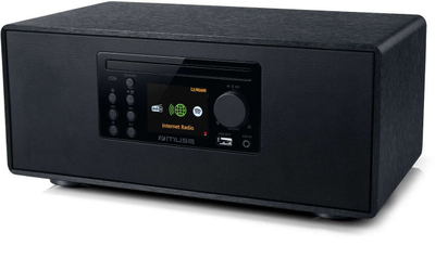 Sистем за музика Muse Micro M 697 IDT, DAB+, интернет радио, CD, Bluetooth, црна боја