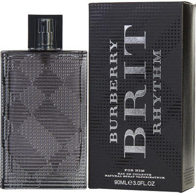 Parfum Burberry Brit Rhythm Intense Eau de Toilette, 5 ml, për burra, i zi