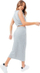 Set fund edhe bluzë Justhype Sweat Midi Skirt Loungewear W LABON007, pambuk edhe poliester, gri