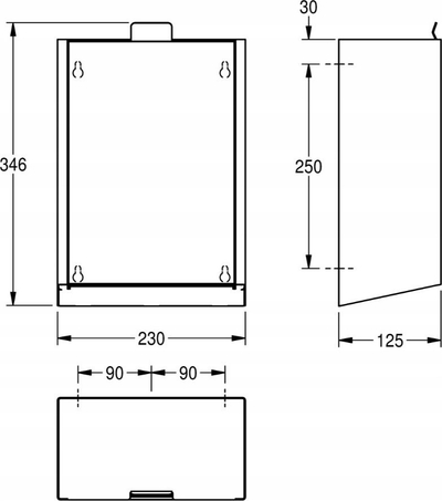 Koshi i plehrave Exos EXOS611X, 3.7L, çelik inox mat, ngjyrë argjendi