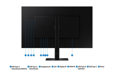 Monitor Samsung S80UD, 32", 4K UHD, i zi