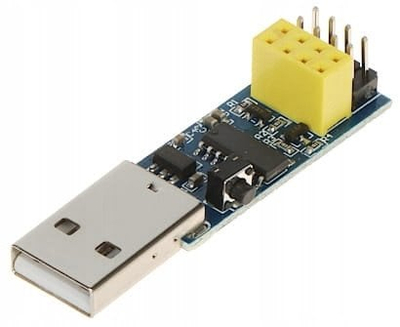 Programues USB UART CH340C, 3.3V, për module ESP8266, i zi