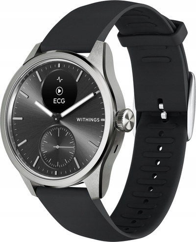 Ora e mençme Withings ScanWatch 2, 42mm, hibride, e zezë