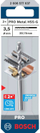 Set stërvitash metali Bosch 2608577637, PRO HSS-G, 3.5mm, 2 copë