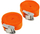 Set rripa lidhës Autoserio Buckle Tie, 3m, 2 copë, portokalli