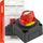 Ndarës универзален за автомобил AMiO 03838 Switch 12-48, 12-48V, црн
