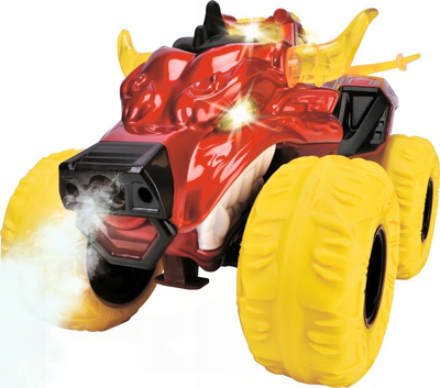 Makinë lodër Dickie Toys Flaming Fire Monster Truck, me drita e zëra, efekt avulli, shumëngjyrëshe