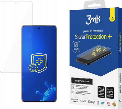 Folie mbrojtëse telefoni 3mk SilverProtection+, antibakteriale, transparente