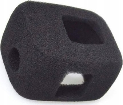 Mbulesë Xrec Wind Shield për GoPro Hero 5 6 7 Black, shtesë kundra zhurmës së erës, ngjyrë e zezë