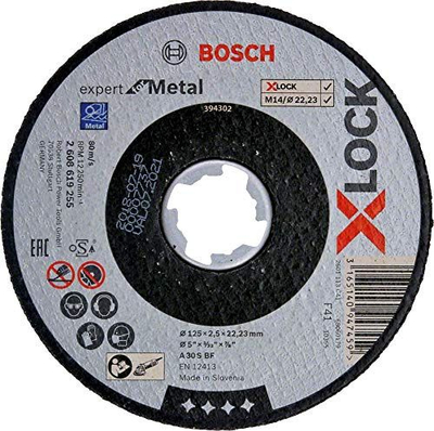 Disk prerës Bosch X-LOCK Expert, 125mm