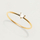 Unazë PD Paola White Heart Gold AN01-223