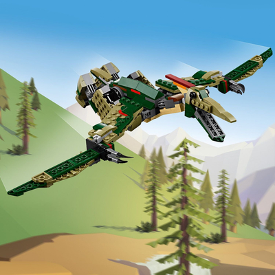 Set LEGO Creator 3in1 T. Rex, dinosaur ndërtues, shumëngjyrësh