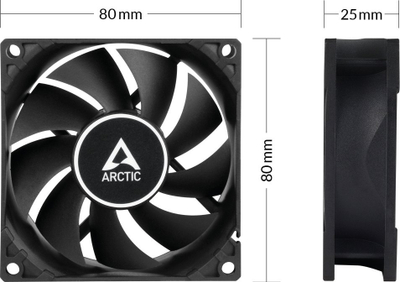 Venitlues Arctic F8 PWM PST, 5-pack