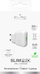 Karikues muri Puro SLIMPRO, 30W, USB C Power Delivery, i bardhë