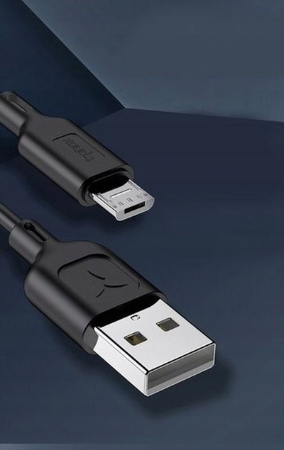 Kabllo kariku T-phox Fast, Micro USB, 1.2m, 3A, e zezë