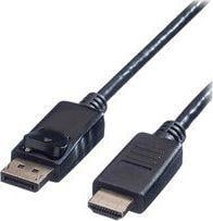 Kabllo DisplayPort në HDMI Value, 1.5m, 1080p, e zezë