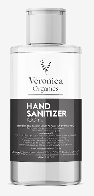 Xhel pastrues për duar Veronica Organics 100 ml