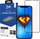 Xham mbrojtës 3MK Hardglass Max Lite Strong për iPhone 13, xham i temperum, me mbulim t’gjithë ekranit