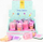 Lip gloss CREATE IT! Candy Explosion, set 7 copë, aroma të ndryshme, rozë