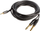 Kabllo Monkey Banana Jack 3.5mm, 2x Jack 6.3mm, 3m, të zeza