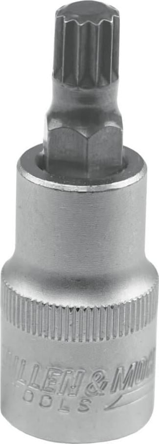 Bit çelësi spline Dedra 1/2" M6, 55mm, metalik