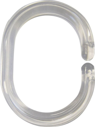 Unaza për perde dushi RIDDER 49300, plastike, transparente