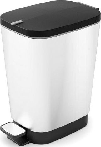 Канта за отпадоци KIS Trash Can Chic Bin M, 35L, со педала, сива металик