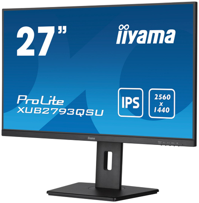 Monitor iiyama ProLite XUB2793QSU, 27\", WQHD 2560x1440, IPS, i zi