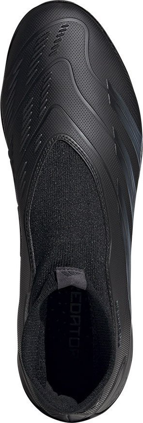 Këpucë futbolli Adidas Predator League LL TF, pa lidhëse, për bar sintetik, të zeza