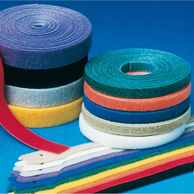 Shirit Velcro për kabllo, tekstil i qëndrueshëm, i zi