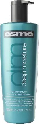 Balsam flokësh Osmo Deep Moisture, 1000ml, për flokë të thatë e të dëmtuar, ngjyrë turkez