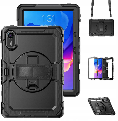 Kapak mbrojtës tablet Tech-Protect Solid360, Xiaomi Redmi Pad 2, i fortë ndaj goditjeve, i zi