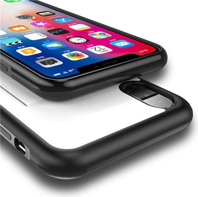 Маска за телефон Dux Ducis Pocard Series за iPhone XS Max, со џеб за картички, бела