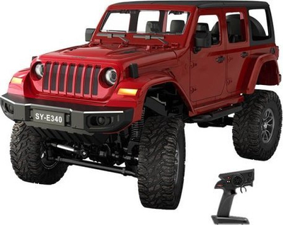 Makina me telekomandë Double Eagle Jeep Crawler Pro E340-003, 1:14, off-road, e kuqe