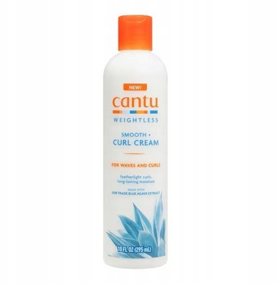 Krem flokësh Cantu Weightless Smooth Curl Cream, 295ml, për kaçurrela dhe valë