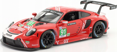 Maket makine Bburago Porsche 911 RSR #91, 1/24, diecast, shumëngjyrëshe