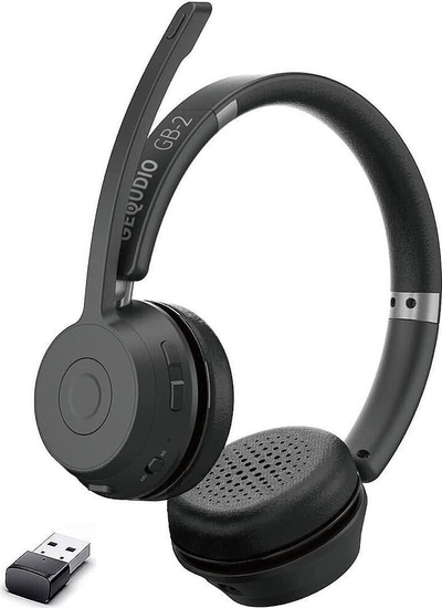 Kufje Bluetooth Gequdio GB 2, me mikrofon, me adapter USB, pa kabllo