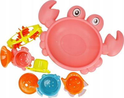 Lodër banje MEGA CREATIVE Bath Toy Crab, gaforre, shumëngjyrëshe