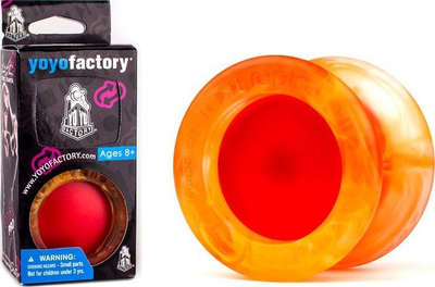 Yoyo YoYoFactory Replay Pro Fire Marble, plastik profesional për përdorues me eksperiencë, shumëngjyrësh
