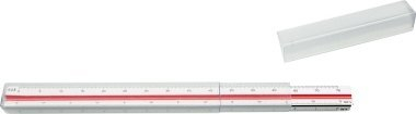 Shkallë trekëndore Möbius Ruppert, 30cm, me dy ngjyra, e bardhë