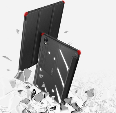 Këllëf tablet Dux Ducis Toby për Oppo Pad, me kapak Smart Case, me mbajtëse stylus, i zi