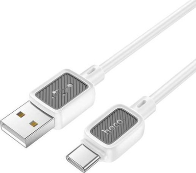 Kabllo USB A në USB C Hoco X108, 3A, 1m, e bardhë