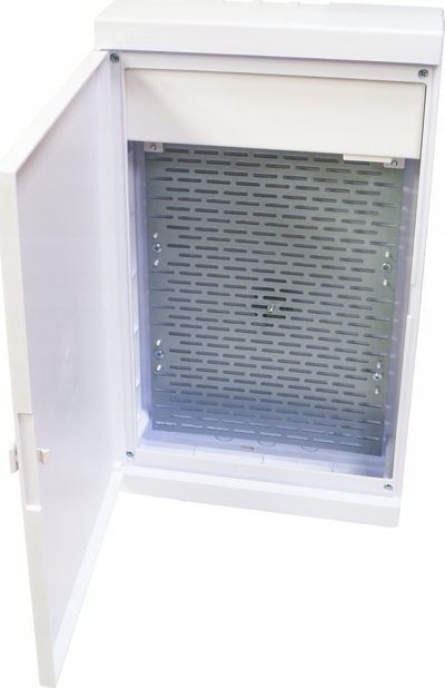 Kasetë shpërndarëse multimediale Sabaj System MULTIALFA 530 BD, 20 porta keystone, 310x530x105mm, e bardhë