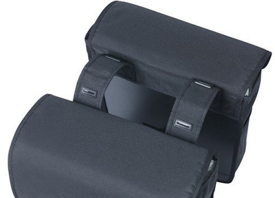 Çantë anësore biçiklete Basil Go Double Pannier, 32L, palë, e zezë