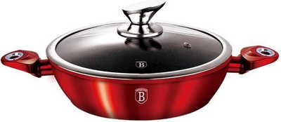 Tigan i cekët Berlinger Haus BH-1262, 2.4 Qt, 24 cm, i kuq